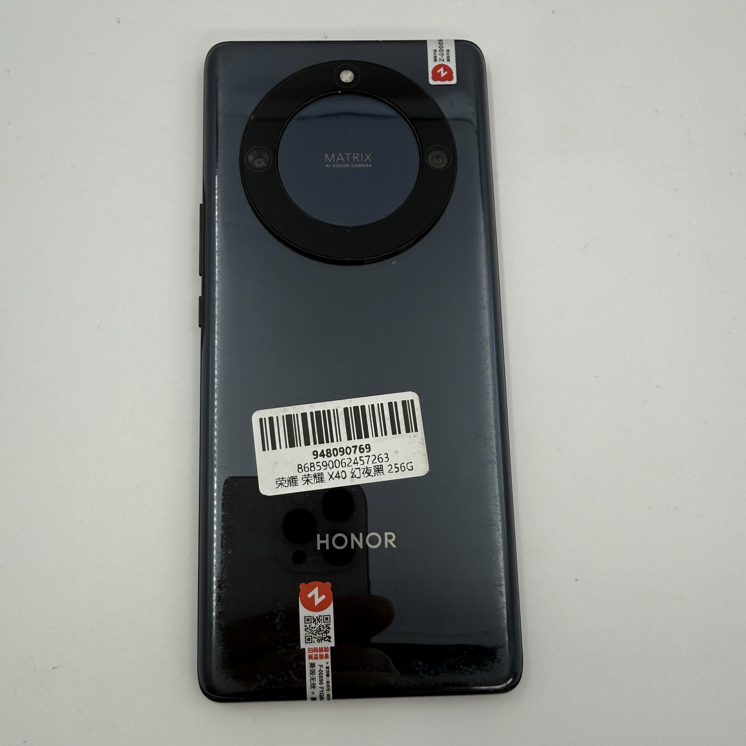 荣耀 X40 8+256GB 幻夜黑 95新